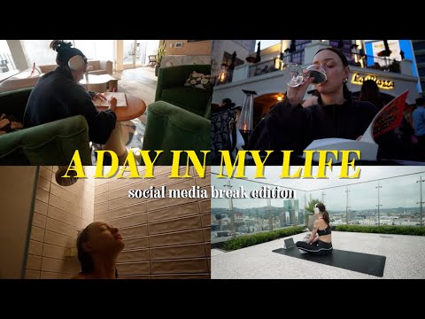 DAY IN MY LIFE VLOG | solo date, social media break, self-care, etc.