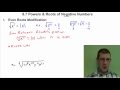 Powers and Roots of Negative Numbers