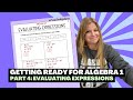 Evaluating Expressions with Negative Numbers