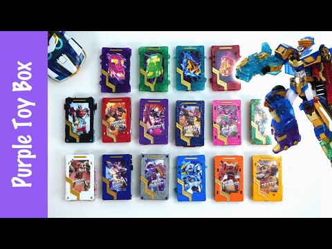 12x Card To Weapon Transformer Toys 메탈카드봇 12종 모음