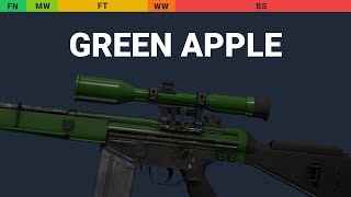 G3SG1 Green Apple Wear Preview
