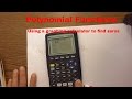 Finding Zeros of a Polynomial Function