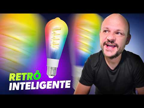 TESTEI esta LÂMPADA FILAMENTO LED RETRÔ INTELIGENTE RGB Avant NEO compatível com Alexa