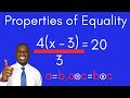 Properties of Equality in Equations