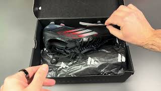 adidas F50 Elite FG Stealth Victory - Core Black/Iron Metal/Lucid Red