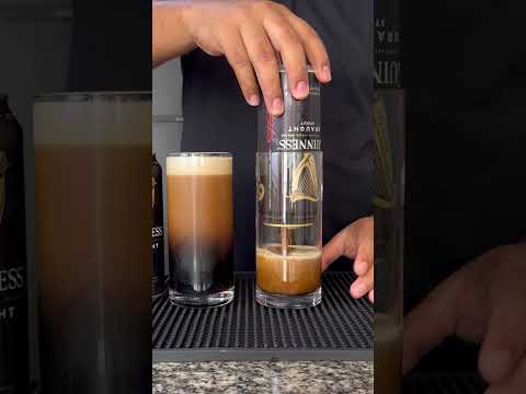 CERVEZA GUINNESS. #drink #cocktail #shorts