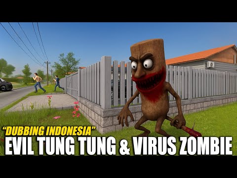 DUBBING INDONESIA: Schoolboy Runaway (Evil Tung Tung Membawa Virus Zombie)