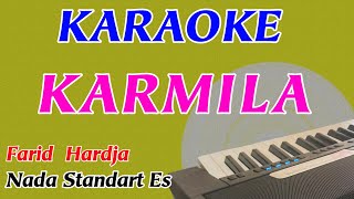 Karmila || Farid Hardja || Karaoke Remix Dangdut || Nada Cewek