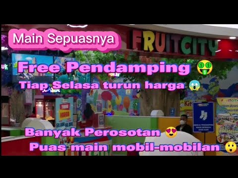 Bermain Sepuasnya‼️ Free Pendamping 😱😍 di Playground Fruit City Mall Cijantung