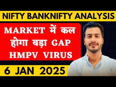 NIFTY PREDICTION FOR TOMORROW & BANKNIFTY ANALYSIS FOR 6 JANUARY 2025  | MARKET ANALYSIS  TOMORROW