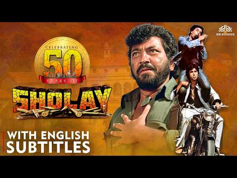 SHOLAY FULL MOVIE (4K) | Amitabh Bachchan, Dharmendra | 50 Years of Sholay | Biggest Blockbuster