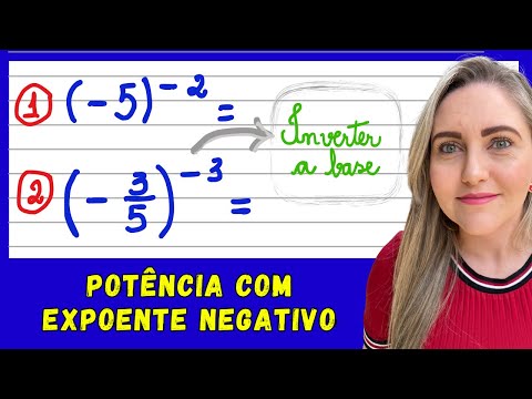 POTÊNCIA COM EXPOENTE NEGATIVO! EXPLICAÇÃO PASSO A PASSO DE COMO RESOLVER QUALQUER POTÊNCIA!