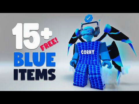 15+ FREE BLUE ROBLOX ITEMS 😮🌽