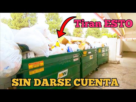 así son las TIENDAS MILLONARIAS tiran COSAS POR MONTONES #dumpsterdiving #fyp #fypシ゚viral