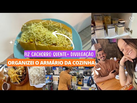 ACHADOS NO SUPERMERCADO+ FIZ CACHORRO QUENTE + DOMINGO CORRIDO