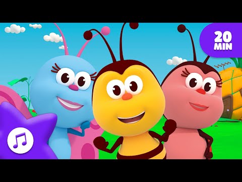 Brincando e Aprendendo: Cabeça, Ombro, Joelho e Pé!🐞 MIX 🌈 PARA CRIANÇAS | Bichikids em Português