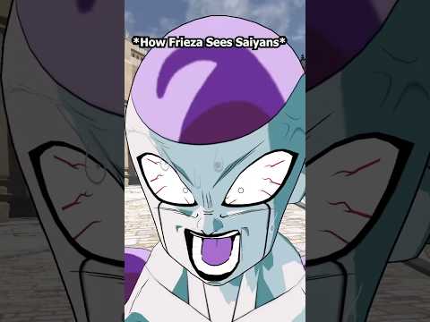 How Frieza Sees All Saiyans 🐵 #frieza #saiyan