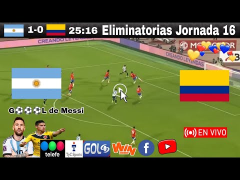 Argentina vs. Colombia en vivo, donde ver, a que hora juega Argentina vs Colombia Eliminatorias 2025