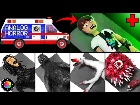 OPERANDO CRIATURAS de ANALOG HORROR! 📺☠️ (Man in The Suit, Carnitrix, Dexter) Clay | PlastiVerse