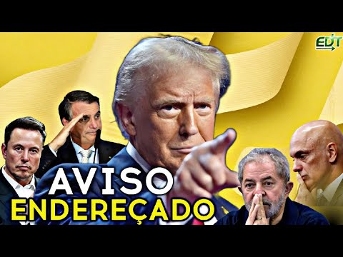 TRUMP MANDA DURO RECADO PARA OS FORAS DA LEI