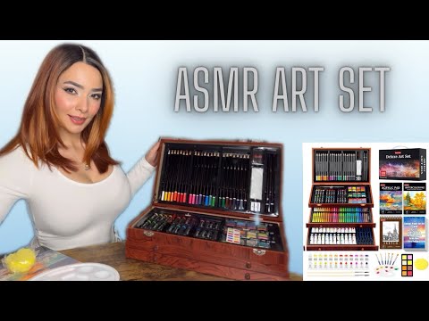 ASMR Deluxe Art Set 🎨 (Soft Spoken)