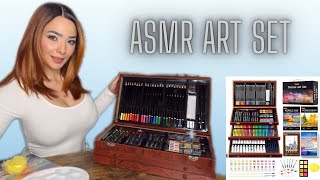 ASMR Deluxe Art Set 🎨 (Soft Spoken)