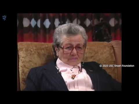 Raya Barnea testifies about the deportation from Lubartów on October 20, 1942.