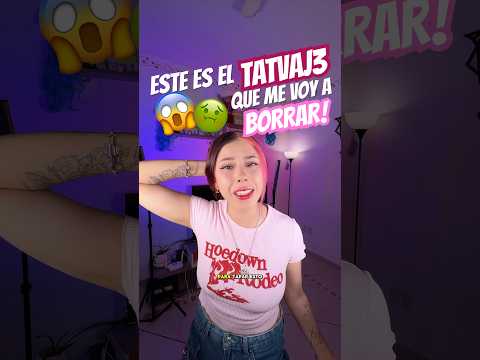 me ARREPIENTO MUCHÍSIMO de esto😭😱 🌸GuacamoleConTotopos🌸 #shorts #tattoo #fail
