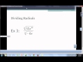 Operations with Radical Expressions
