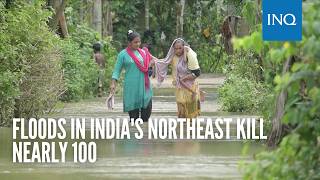 YouTube video thumbnail: Floods in India's Northeast Kill Nearly 100