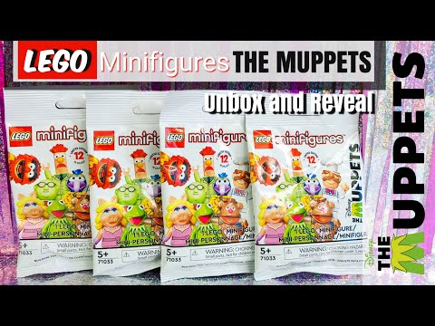 The Muppets-Lego Minifigures Unboxing #lego #themuppets #mini