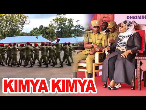 TAZAMA POLISI HAWA WAKIPIGA GWARIDE LA KIMYAKIMYA MBELE YA RAIS SAMIA