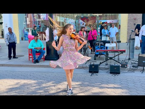 Crowd Melts as Karolina Plays “Glue Song” on violin