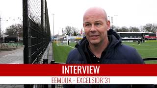 Screenshot van video Michel Steggink: "Fantastisch dat Kevin Reimink hem inkopt op het laatst" | Eemdijk - Excelsior'31