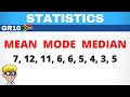 Understanding Mode, Median, and Mean