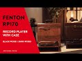Bluetooth Vinyl Record Player & Dark Wood Case - Fenton RP170D