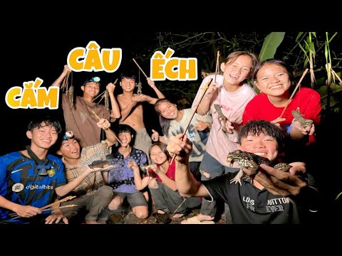 Anh Ba Phải | Cắm Câu Ếch Ngoài Đồng 🐸 | Frog fishing