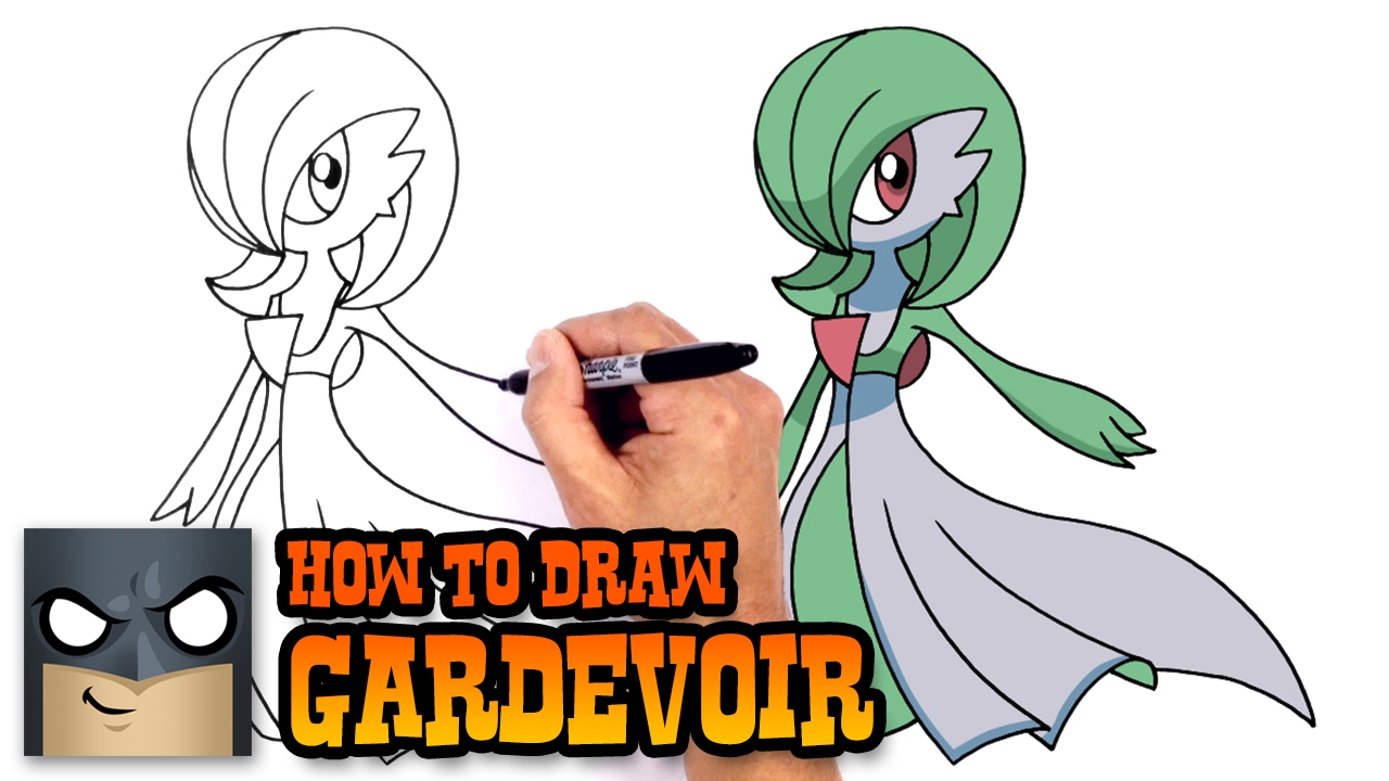 How to Draw Gardevoir - Pokemon