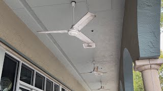 Dayton/Leading Edge (Husan) 60” Industrial and VES/TPI 56” Industrial Ceiling Fans at a Diner