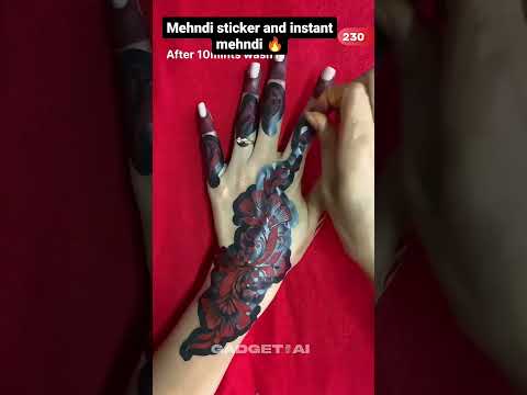 Mehndi sticker [ Hand mehndi sticker, Mehndi, mehndi design stickers, mehndi sticker ]