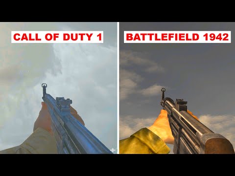 Call of Duty 1 vs Battlefield 1942 - Weapon Comparison