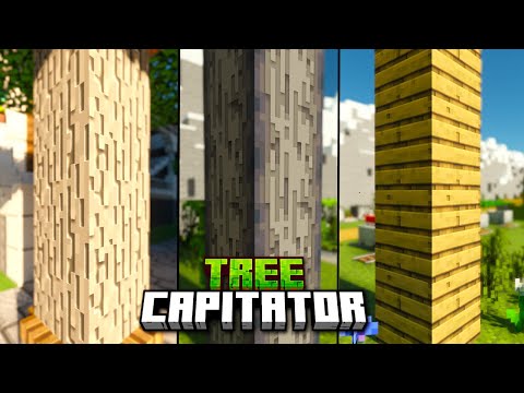 ADDON de TALAR ARBOLES RAPIDO para MINECRAFT PE 1.21 * tree capitator addon * MODS para MINECRAFT PE