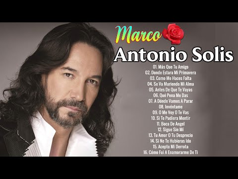 MARCO ANTONIO SOLIS - MEJORES CANCIONES 70S 80S 90S - MIX LO MEJOR BALADAS VIEJITAS LO MAS ROMANTICO