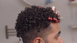 How to get tight curly hair!