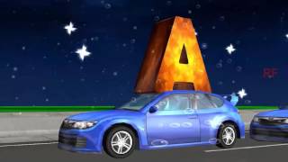 Super Car ABCD song | Nursery ABCD songs for little kids | Rhymes and alphabet songs. Kids 3d Rhymes