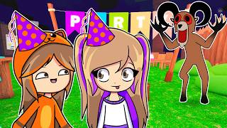 Hacemos una FIESTA EN EL BOSQUE con Mandarina en 99 Noches Roblox