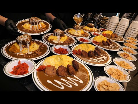 테이블 4개로 시작해 월매출 2억 찍는? 국내 1등 일본식 카레, 오므라이스 / Japanese Egg Omelette, King Curry / Korean Street Food