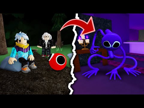 ¿Qué pasa si vamos al JARDÍN SECRETO de los rainbow friends? encontramos la *casa de purple*