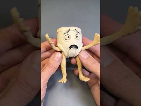 What his name? Brainrot meme #sculpting #plasticine #clay #clayart #brainrotmeme #italianmemes