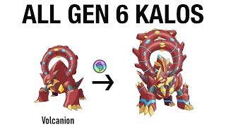 POKEMON WORLD RECORD - Draw All Missing Of GEN 6 - Kalos Region.